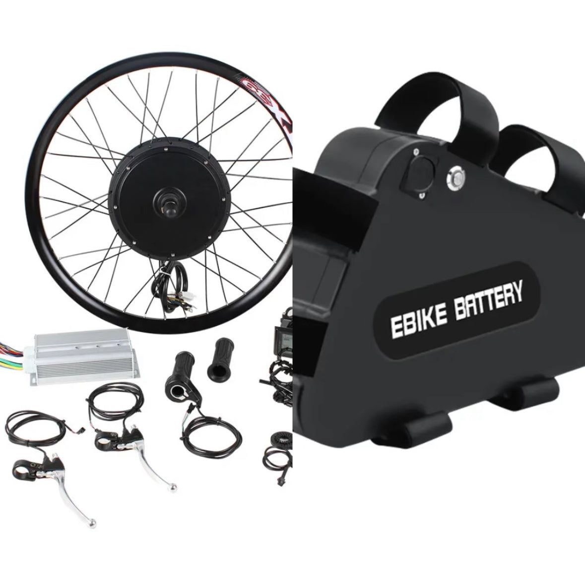 Torque E Bikes 1500W Motor 52V 20AH Battery Combo