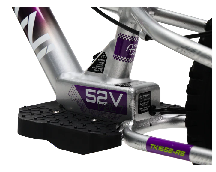 350W TAKANI Electric Balance Bike 16'' - TK1652-RS Plum Silver