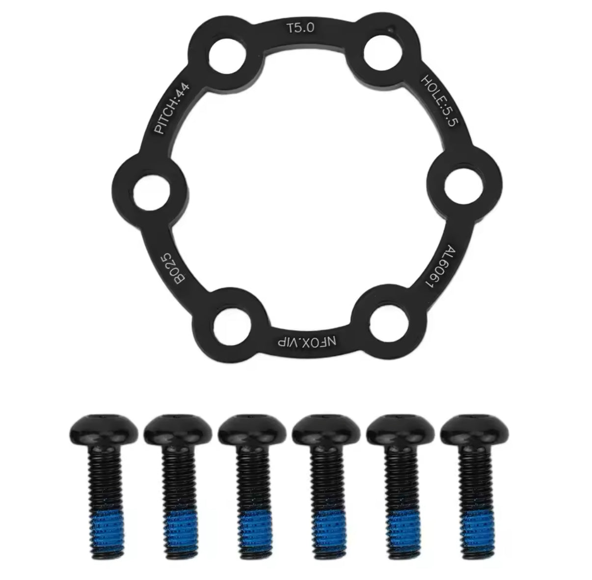 Upgraded torque e-bike brake rotor spacer