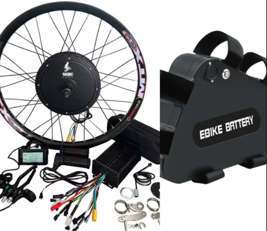 Torque E-Bikes 2000W Motor & 52V 28AH Battery combo