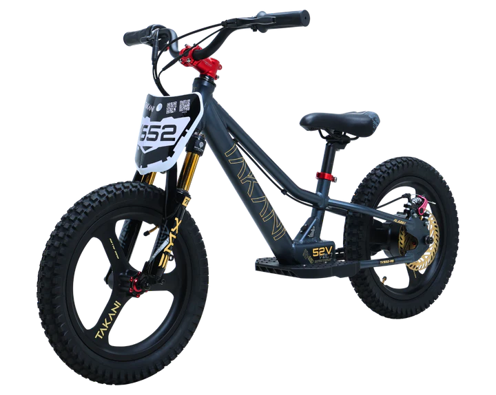 350W TAKANI Electric Balance Bike 16'' - TK1652-RS Matte Charcoal