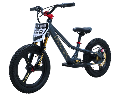 350W TAKANI Electric Balance Bike 16'' - TK1652-RS Matte Charcoal