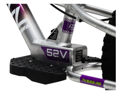 350W TAKANI Electric Balance Bike 16'' - TK1652-RS Plum Silver