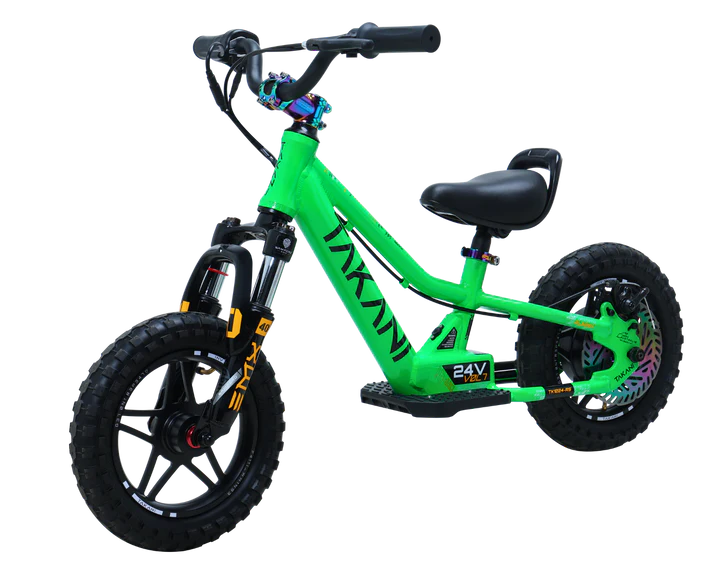 Takani Electric Balance Bike 12" Sparkle Green