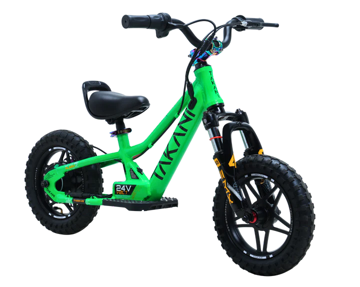 Takani Electric Balance Bike 12" Sparkle Green