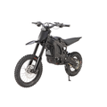 E Ride Pro Mini electric dirt bike for kids — black, side view